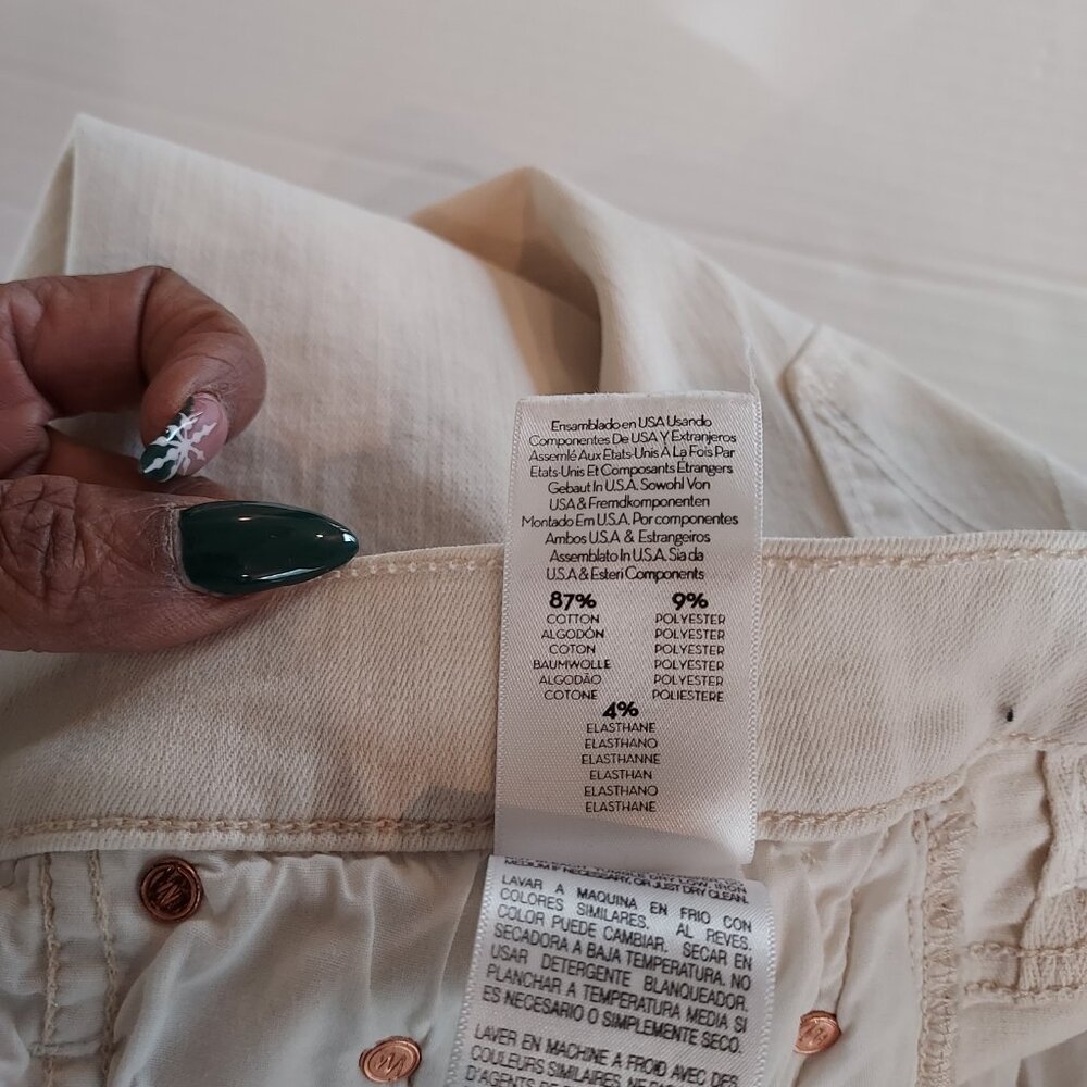 Mother The Insider Crop Step Fray Jeans Size 29 - Picture 10 of 14